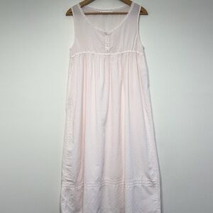 Eileen West Pink Cotton Nightgown
